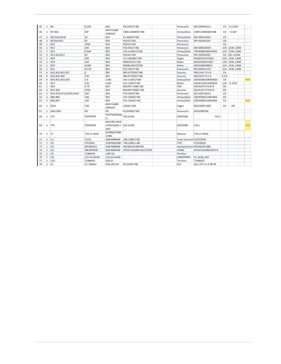 Maxim Integrated 71M6541 Demo Board User Manual | Page 68 / 76