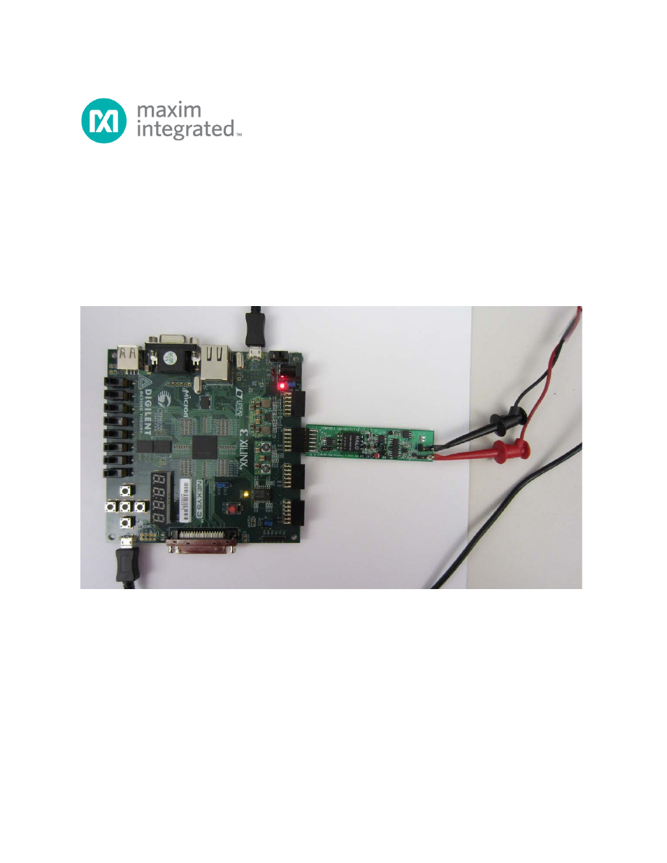 Maxim Integrated Campbell (MAXREFDES4) Nexys 3 User Manual | 20 pages
