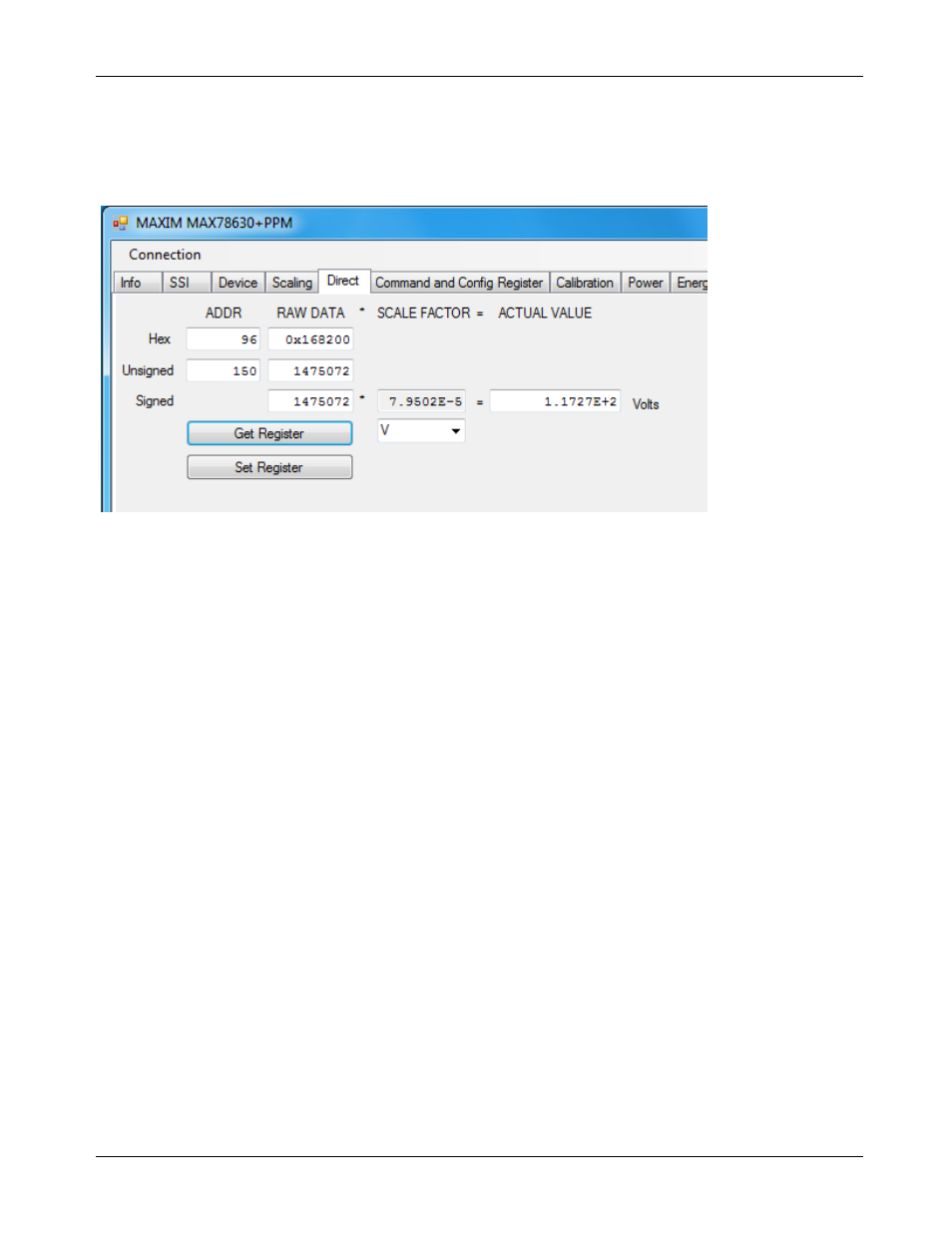 4 direct tab, Direct tab | Maxim Integrated MAX78630+PPM Evaluation Kit User Manual | Page 19 / 32