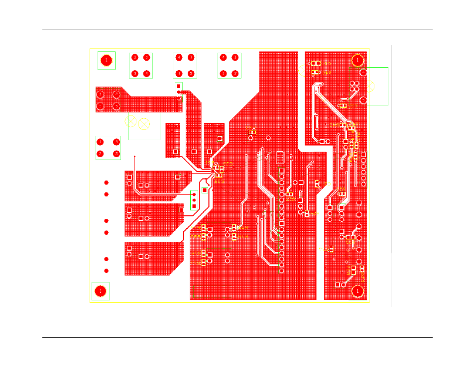 Figure 8: max78630+ppm ev board pcb bottom view | Maxim Integrated MAX78630+PPM Evaluation Kit User Manual | Page 31 / 32