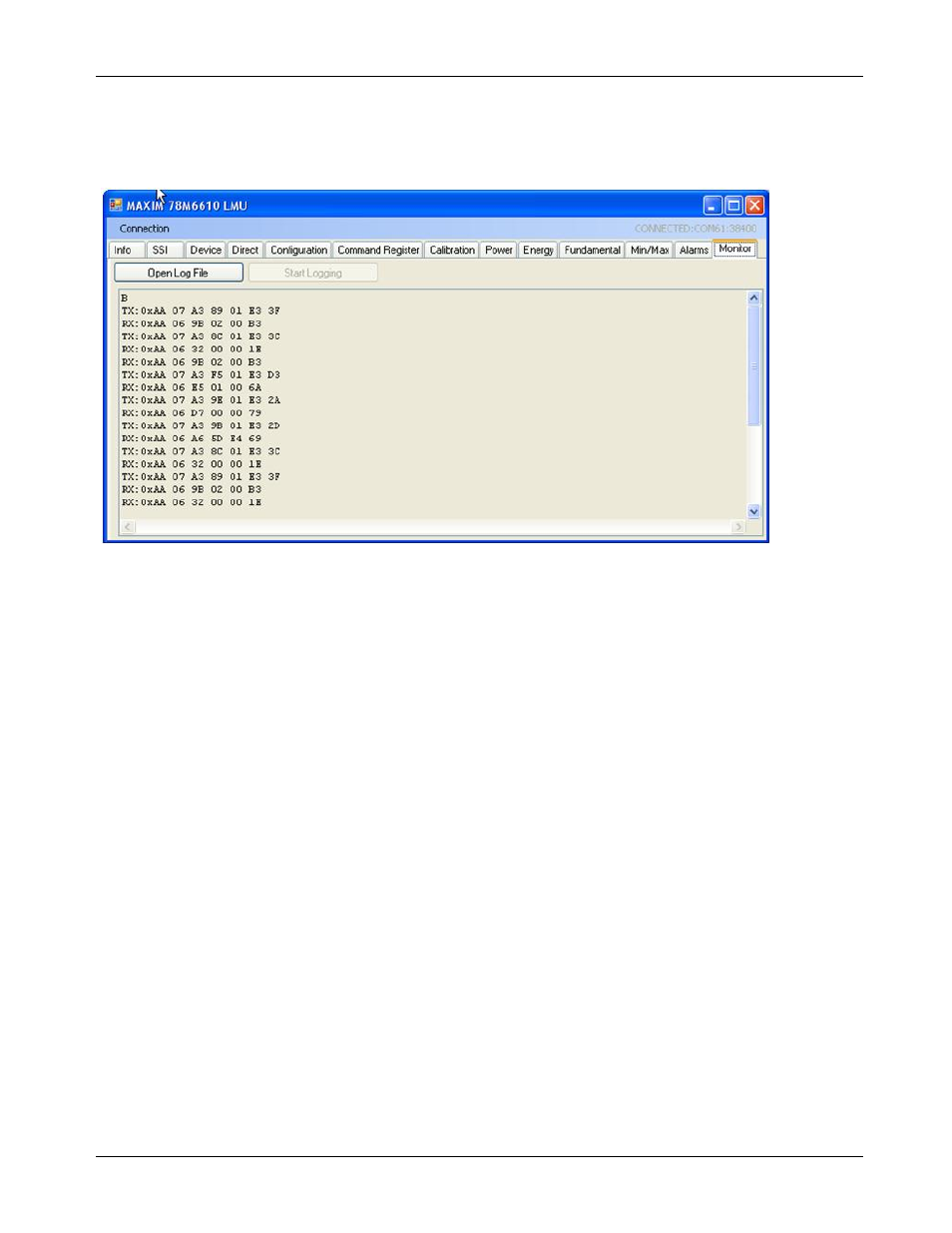 12 monitor tab, Monitor tab | Maxim Integrated 78M6610+LMU Evaluation Kit User Manual | Page 19 / 32