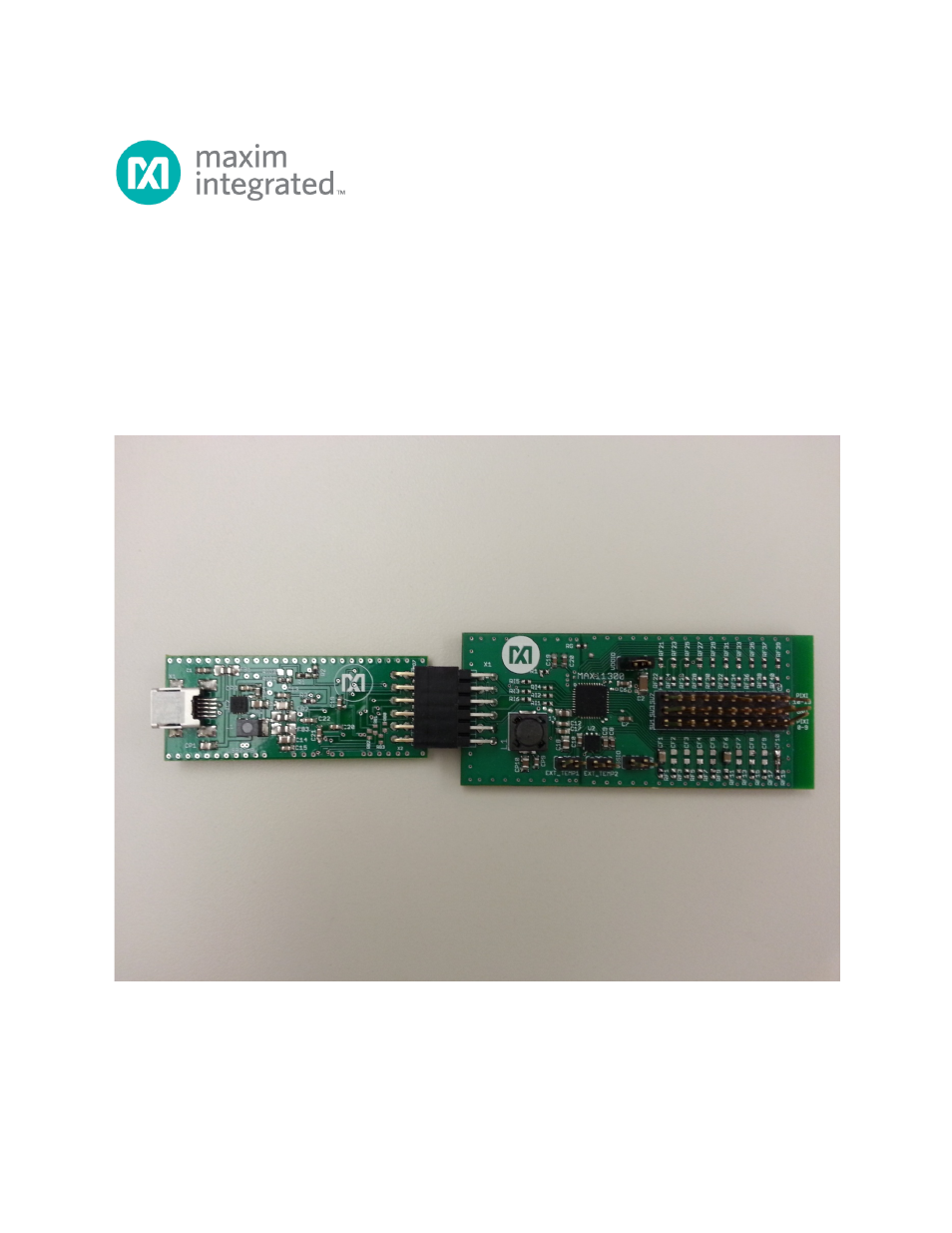 Maxim Integrated MAX11300PMB1 Peripheral Module and Munich (USB2PMB1) Adapter Board User Manual | 37 pages