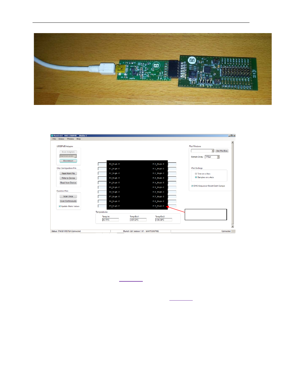 Maxim Integrated MAX11300PMB1 Peripheral Module and Munich (USB2PMB1) Adapter Board User Manual | Page 18 / 37