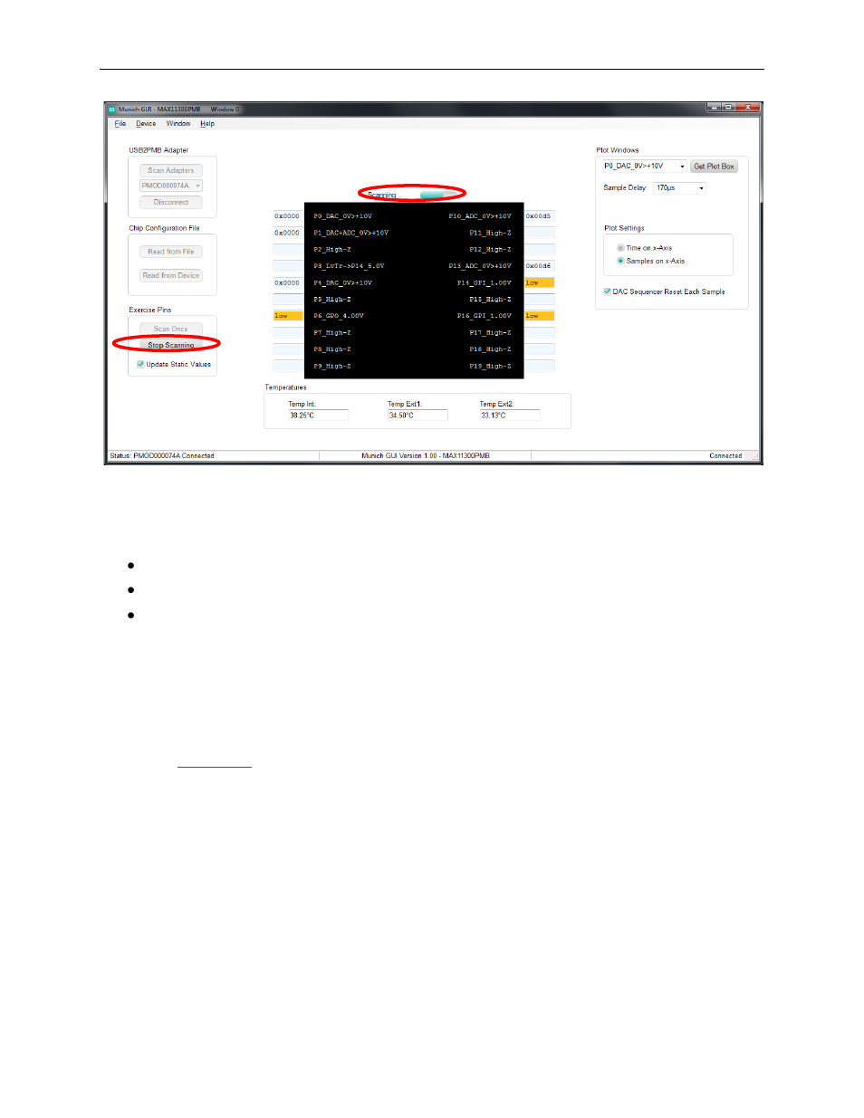 Figure 22 | Maxim Integrated MAX11300PMB1 Peripheral Module and Munich (USB2PMB1) Adapter Board User Manual | Page 22 / 37