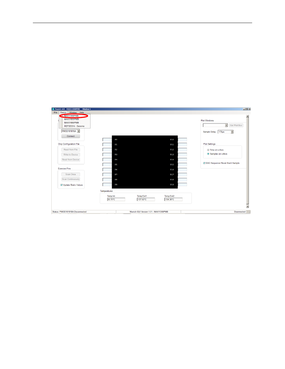 Maxim Integrated MAX11300PMB1 Peripheral Module and Munich (USB2PMB1) Adapter Board User Manual | Page 9 / 37