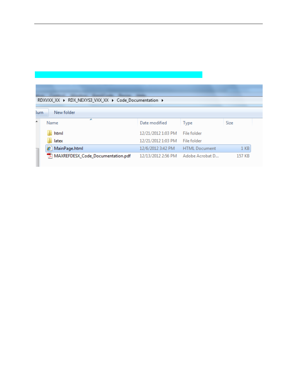 Code documentation | Maxim Integrated Petaluma (MAXREFDES30) ZedBoard User Manual | Page 19 / 21