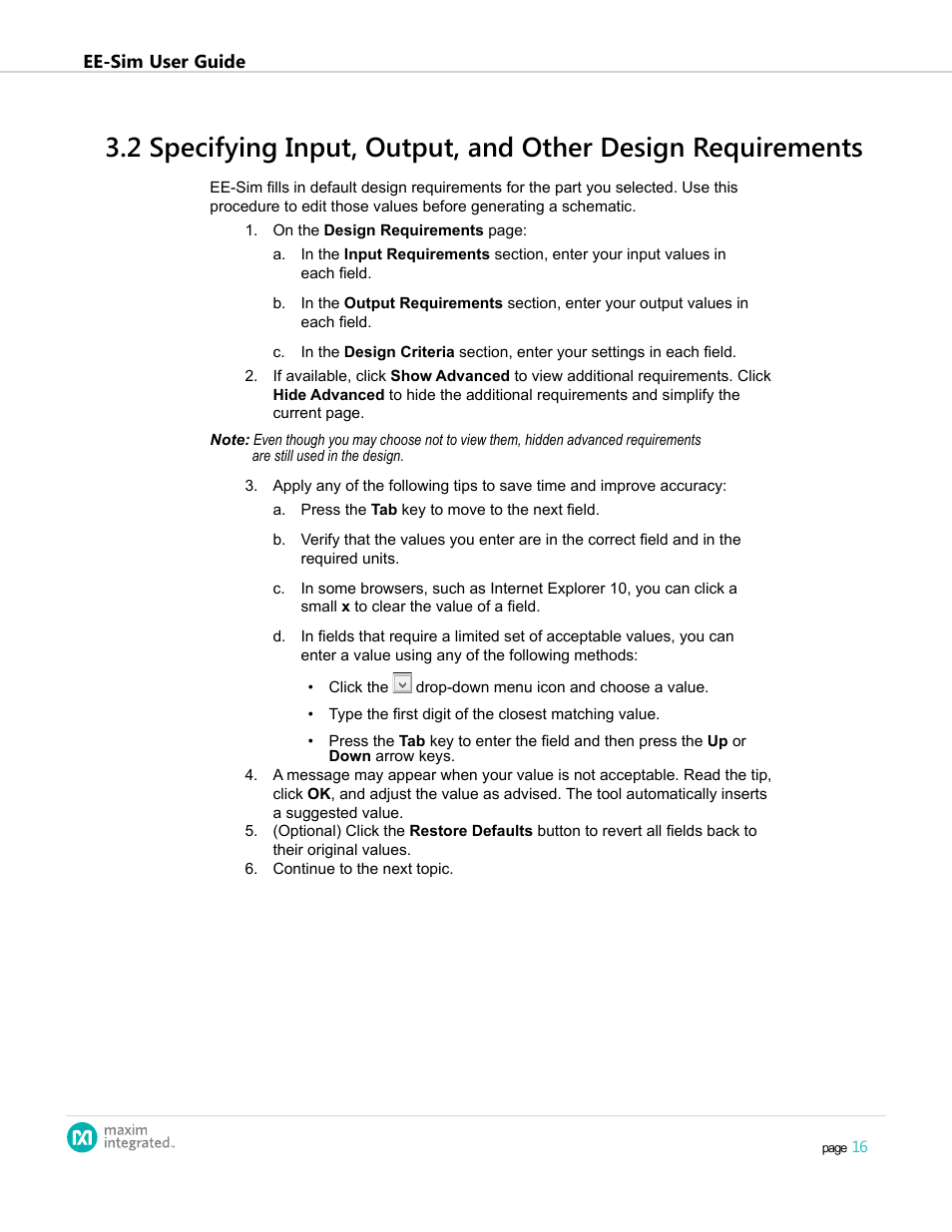 Maxim Integrated EE-Sim User Manual | Page 16 / 44