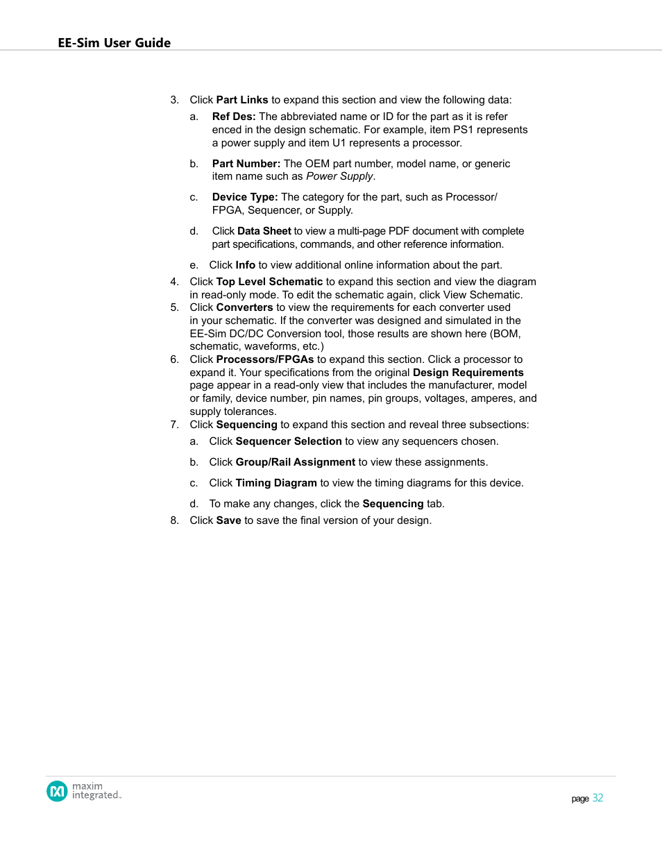 Maxim Integrated EE-Sim User Manual | Page 32 / 44