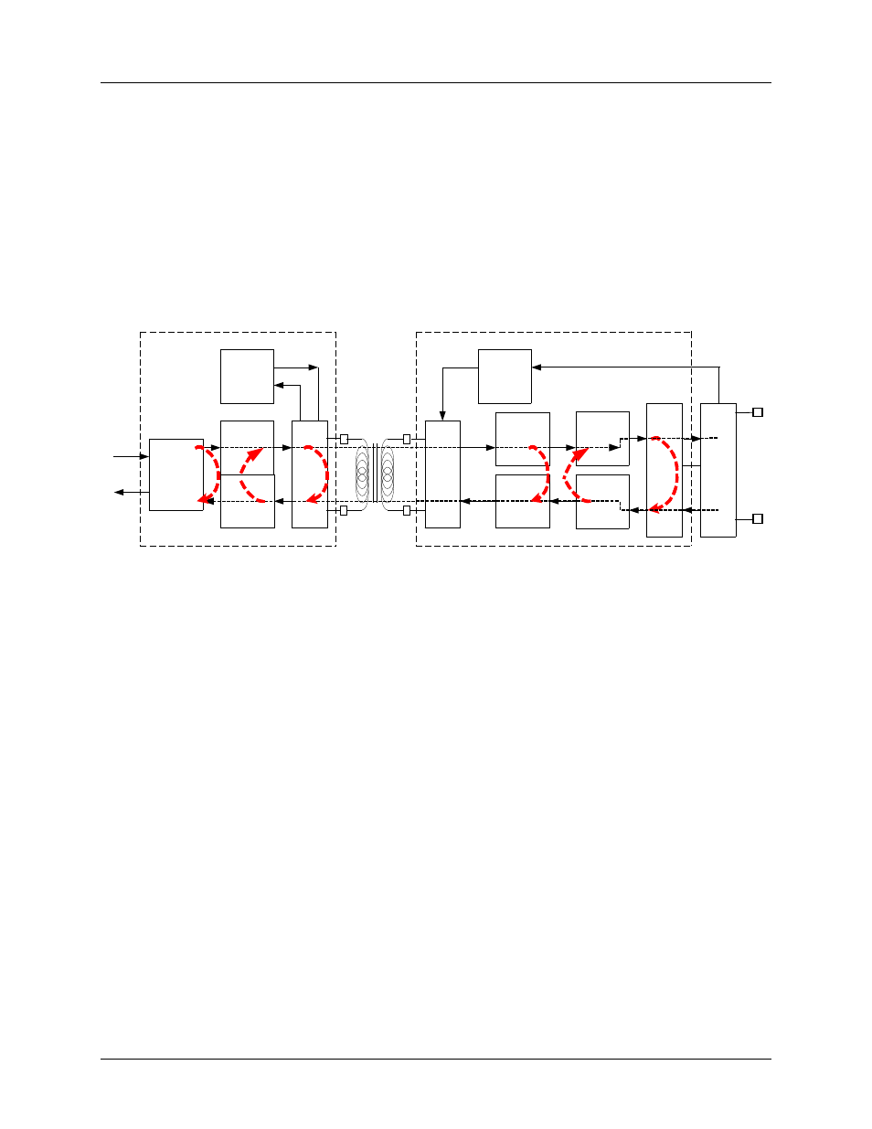 Loopback and testing modes, Call progress monitor, Billing tone filter | Figure 3: loopback modes, 5 loopback and testing modes, 6 call progress monitor, 7 billing tone filter | Maxim Integrated 73M1866B/73M1966B Reference Driver User Manual | Page 12 / 98