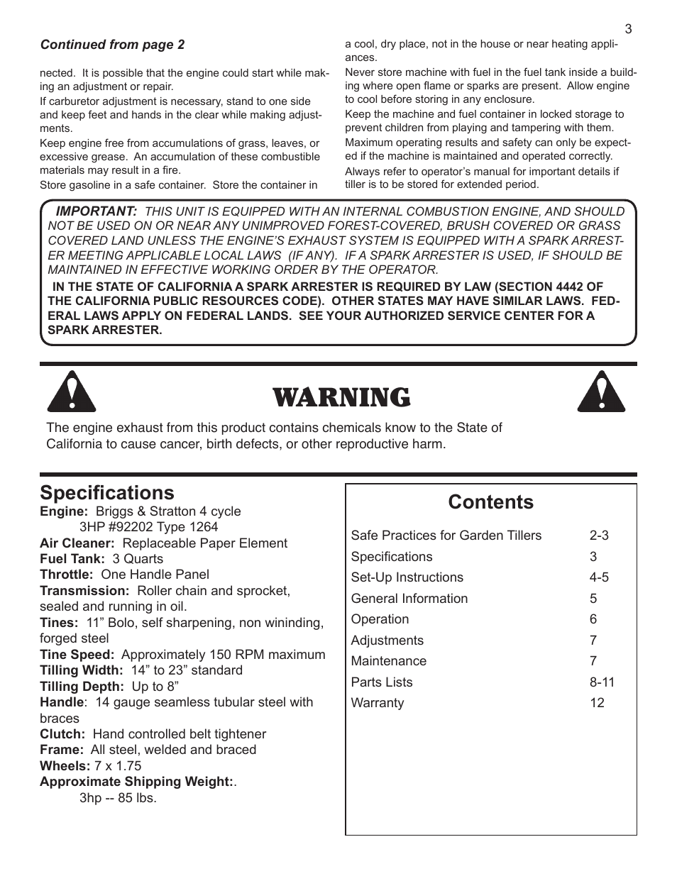 Maxim Manufacturing M30B User Manual | Page 3 / 12