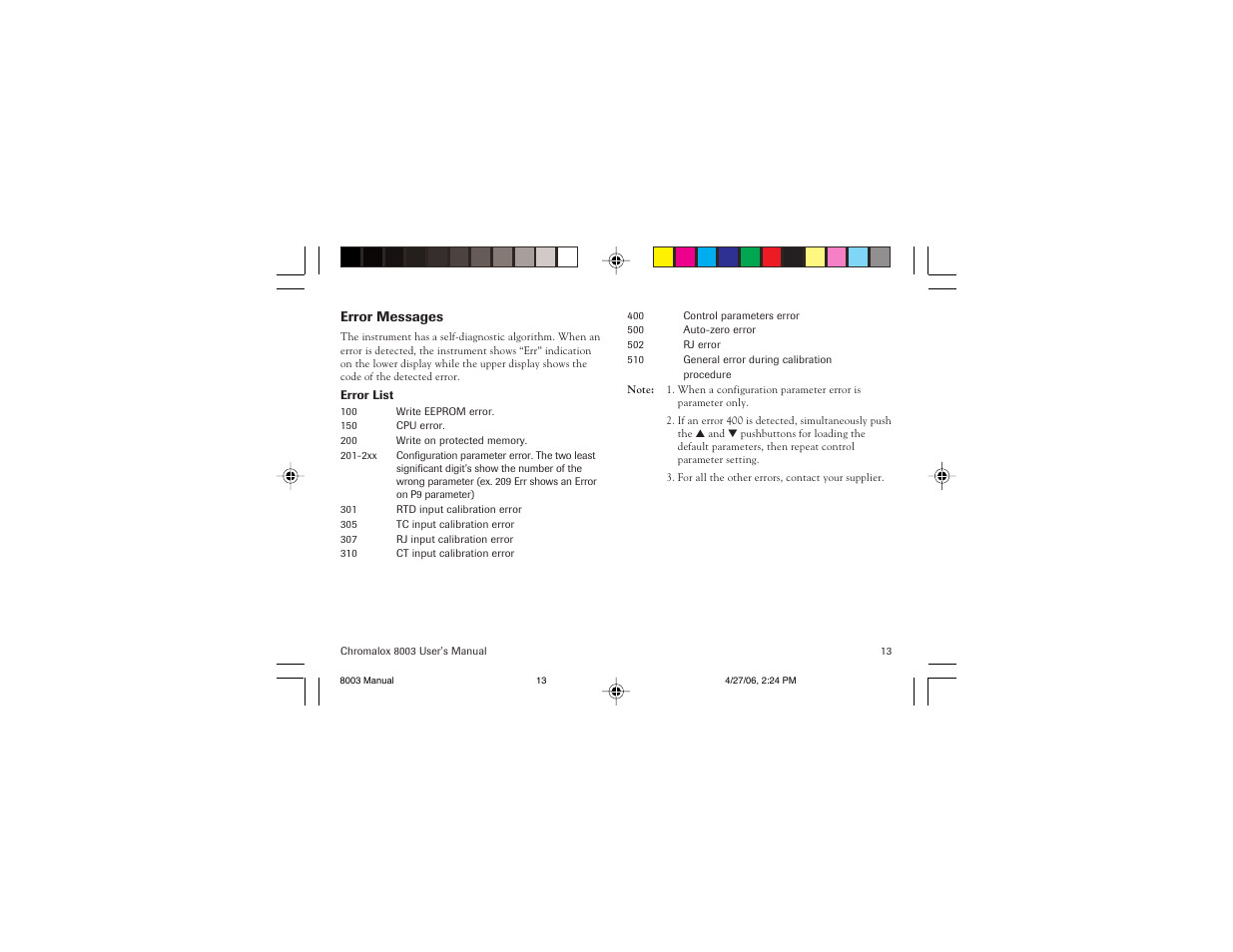 Chromalox 8003 User Manual | Page 16 / 19