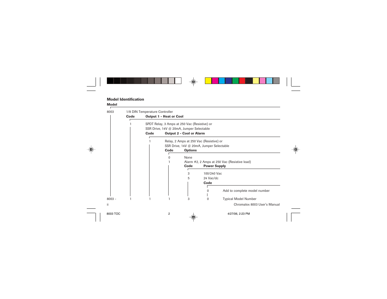 Chromalox 8003 User Manual | Page 3 / 19