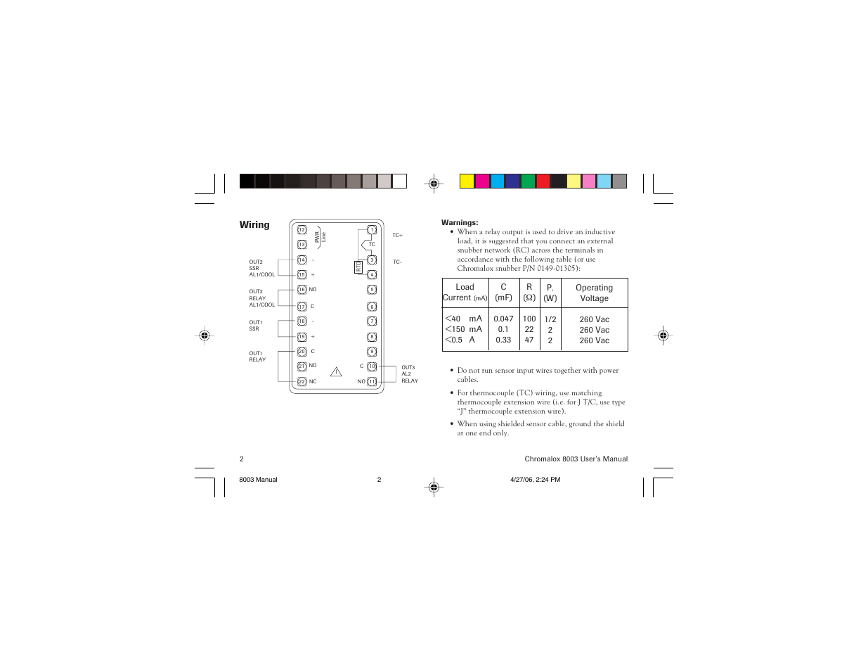 Chromalox 8003 User Manual | Page 5 / 19