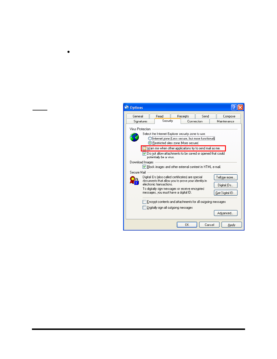 Page 19, Must be unchecked | MF Digital SCRIBE 9000 User Manual | Page 20 / 73
