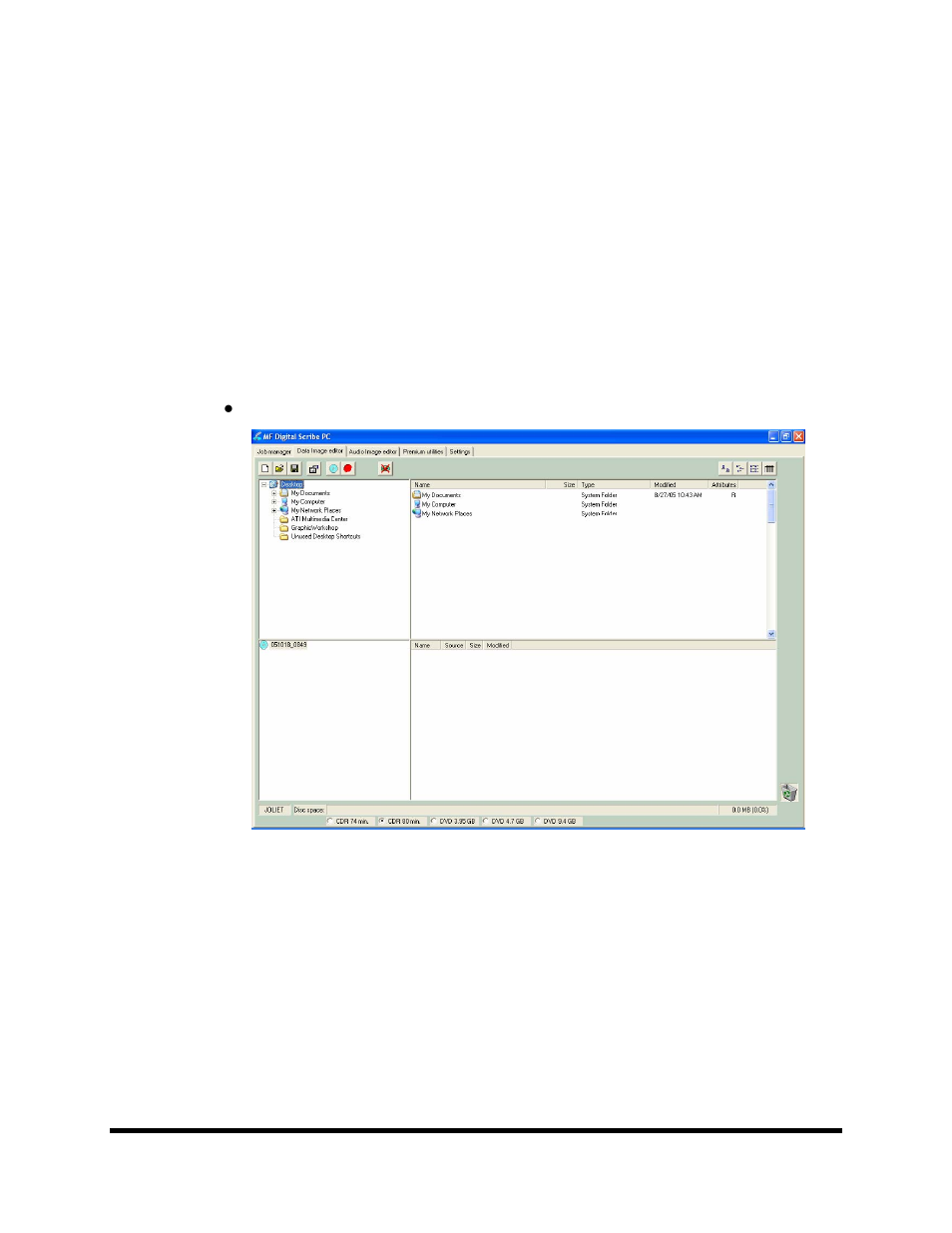 Page 20, Data image editor | MF Digital SCRIBE 9000 User Manual | Page 21 / 73