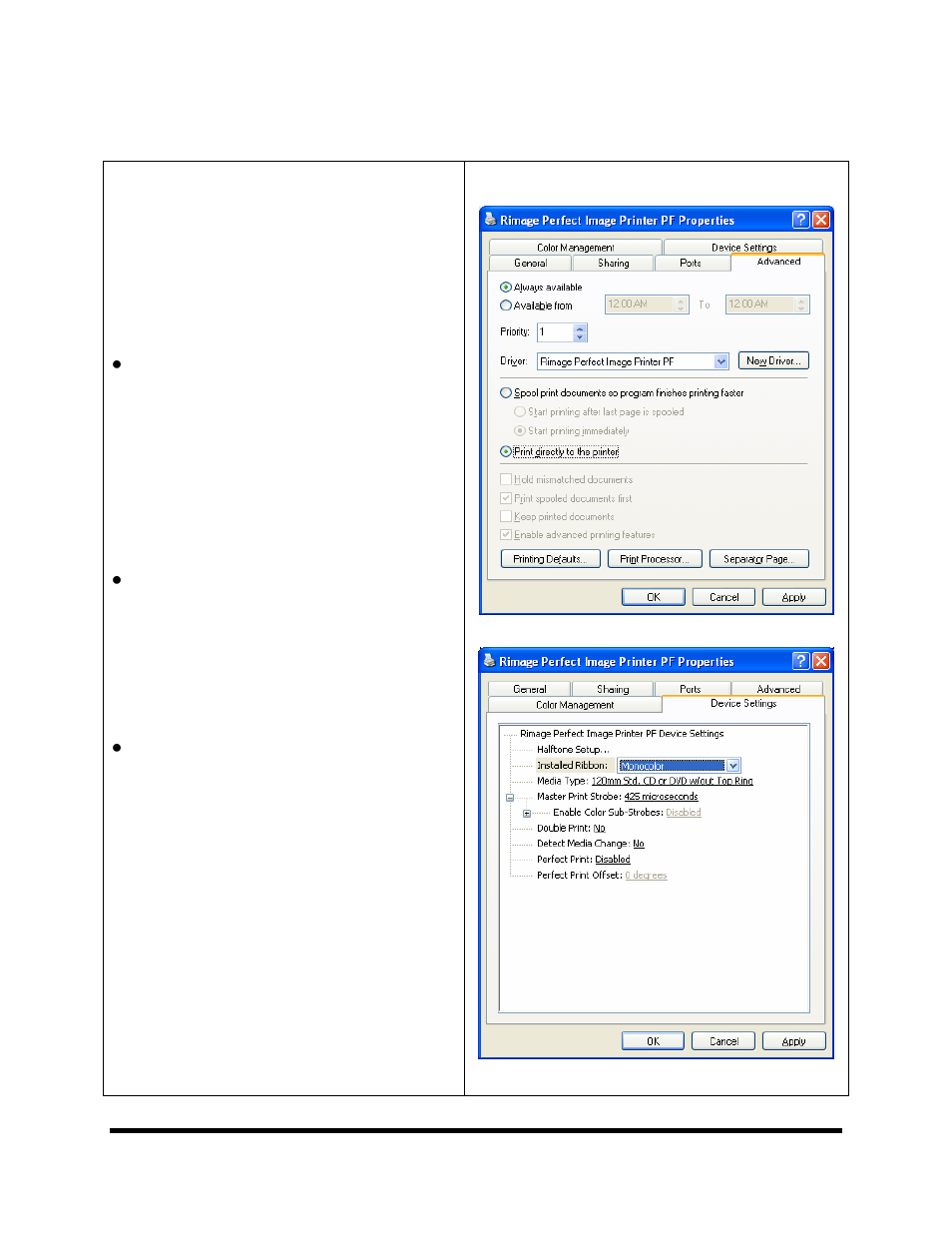 Page 56, Appendix b: creating .prn files (prism plus), Click ok | MF Digital SCRIBE 9000 User Manual | Page 57 / 73