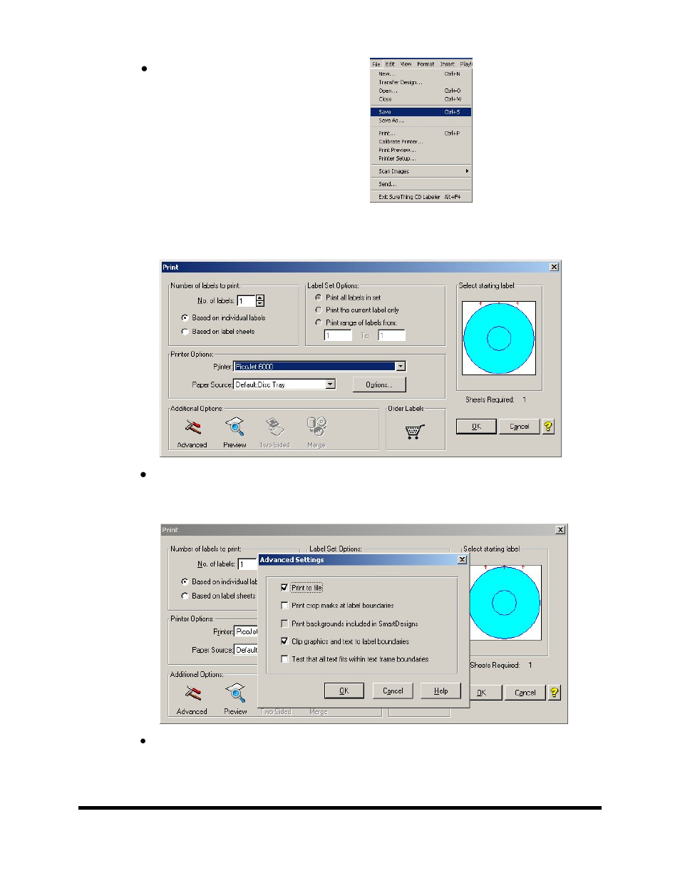 Page 60, Click | MF Digital SCRIBE 9000 User Manual | Page 61 / 73