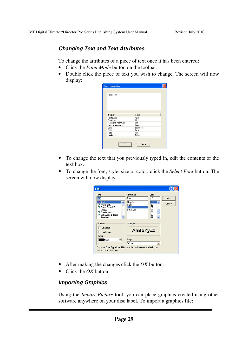MF Digital DIRECTOR PRO Series User Manual | Page 29 / 69