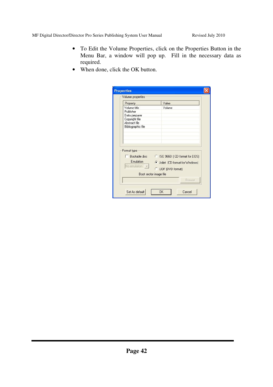 MF Digital DIRECTOR PRO Series User Manual | Page 42 / 69