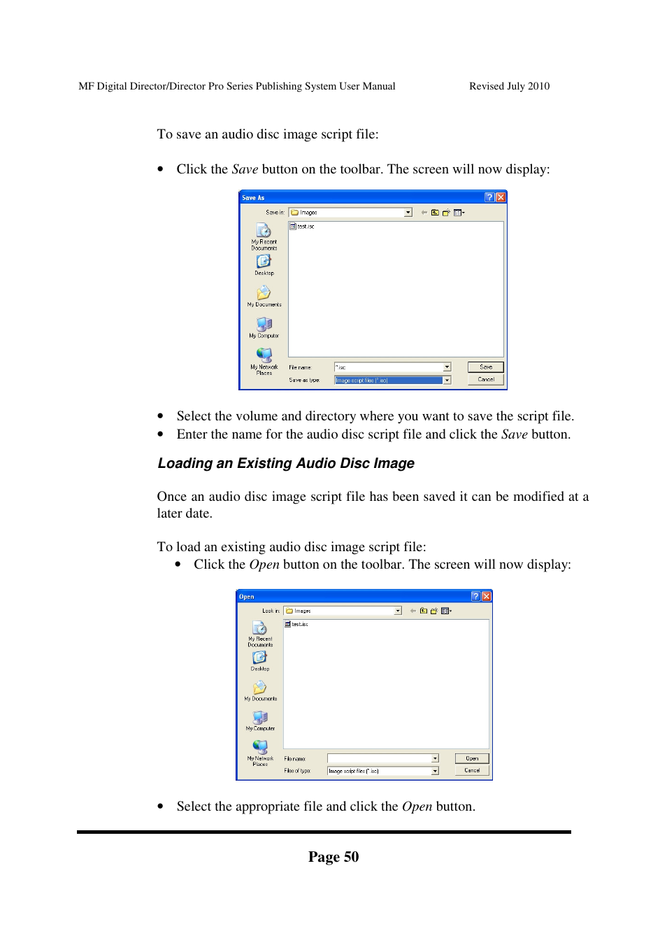 MF Digital DIRECTOR PRO Series User Manual | Page 50 / 69