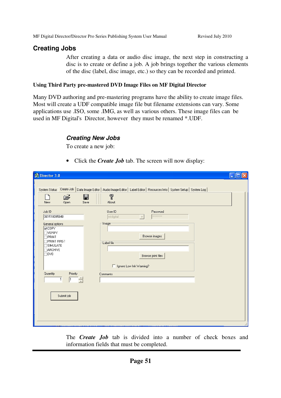MF Digital DIRECTOR PRO Series User Manual | Page 51 / 69