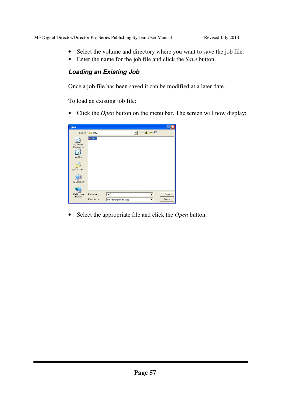 MF Digital DIRECTOR PRO Series User Manual | Page 57 / 69