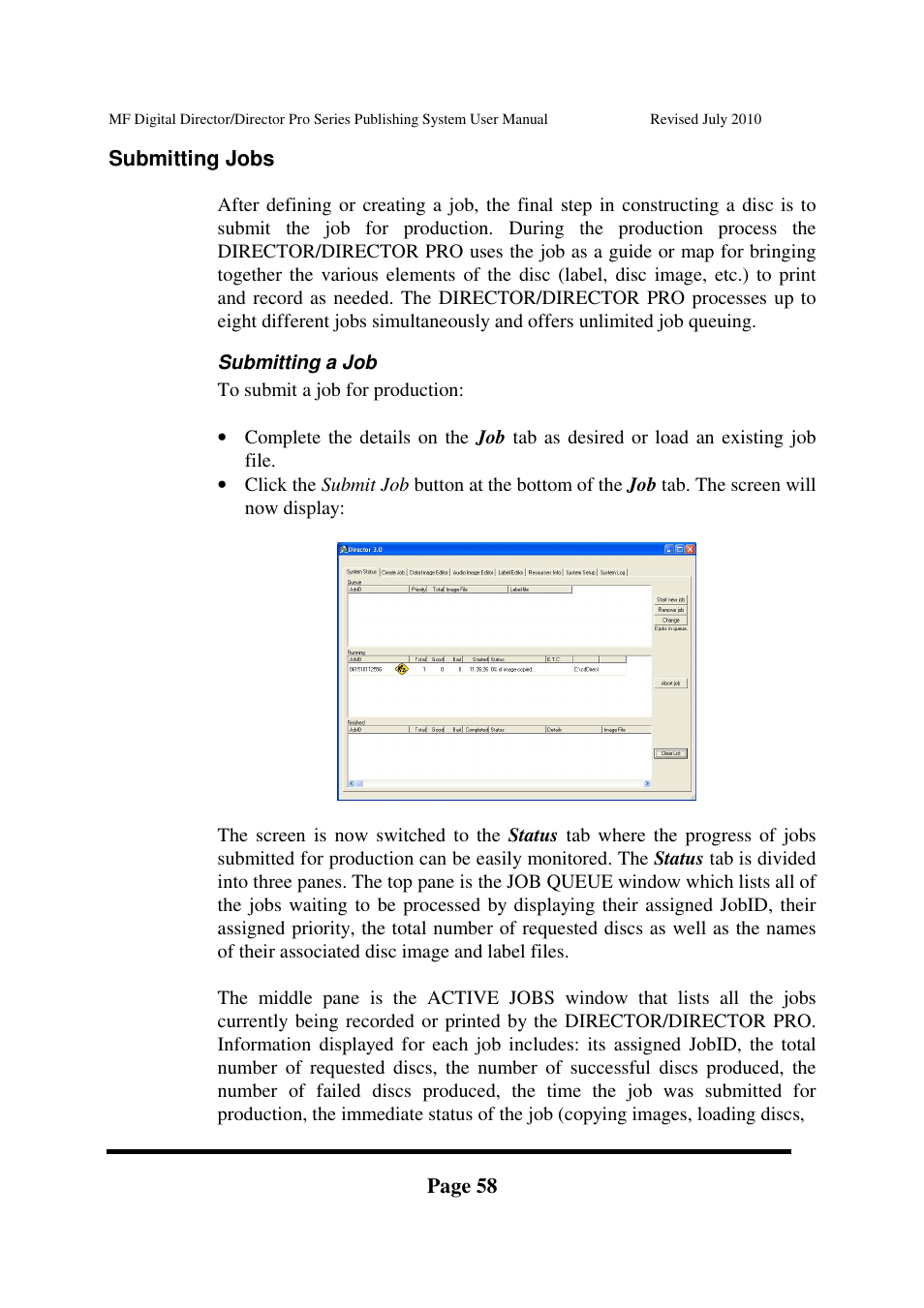 MF Digital DIRECTOR PRO Series User Manual | Page 58 / 69
