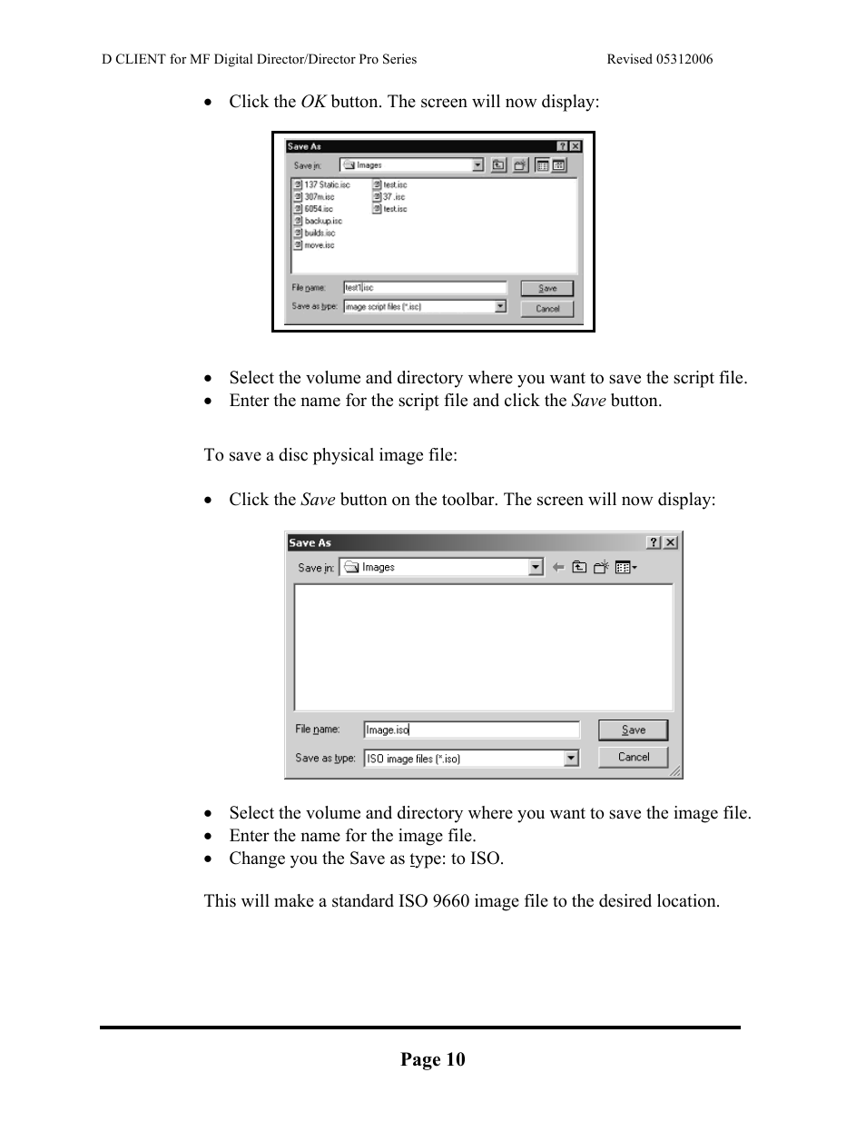 MF Digital DIRECTOR PRO Series D CLIENT User Manual | Page 10 / 32
