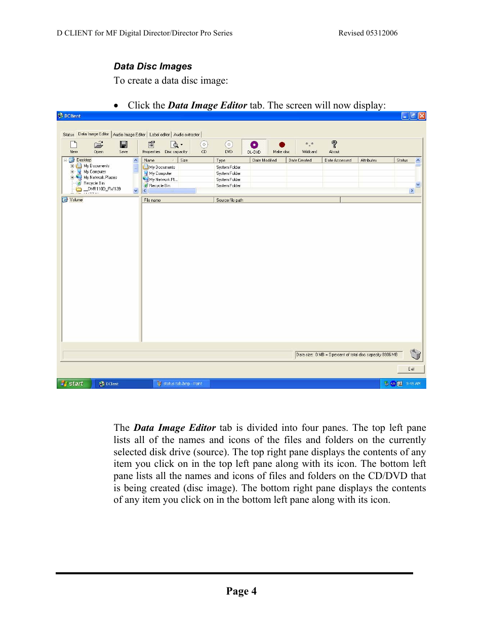 MF Digital DIRECTOR PRO Series D CLIENT User Manual | Page 4 / 32