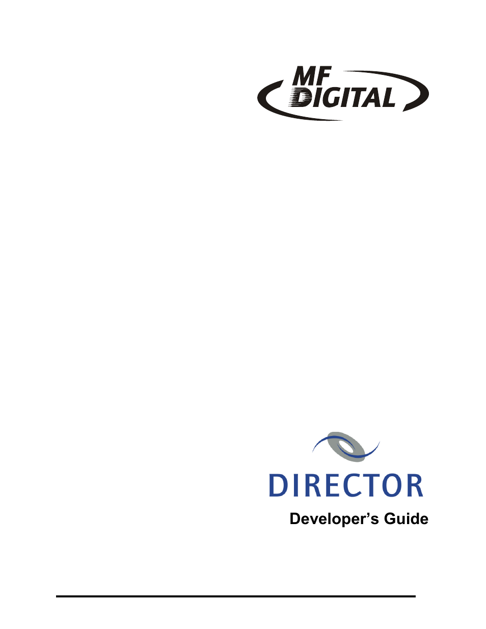 MF Digital DIRECTOR Developers Guide User Manual | 22 pages