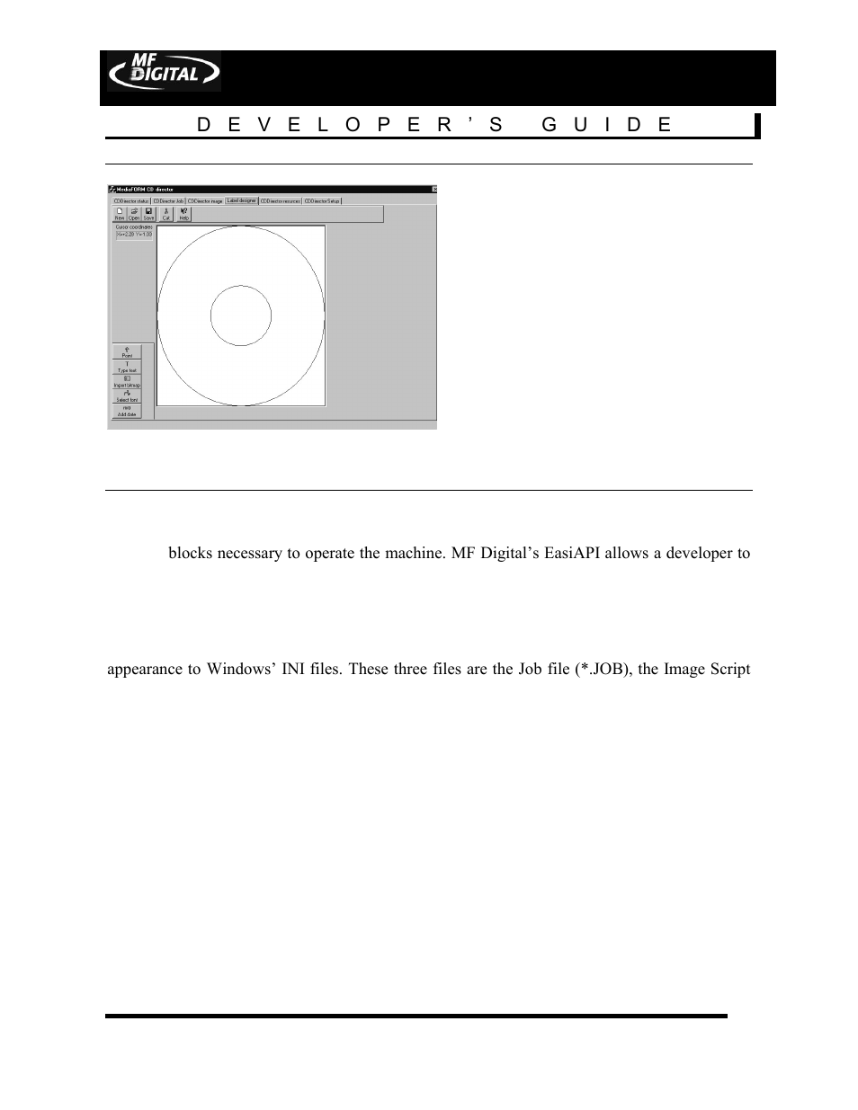 Integrated printing, Easiapi, Page 10 | MF Digital DIRECTOR Developers Guide User Manual | Page 10 / 22