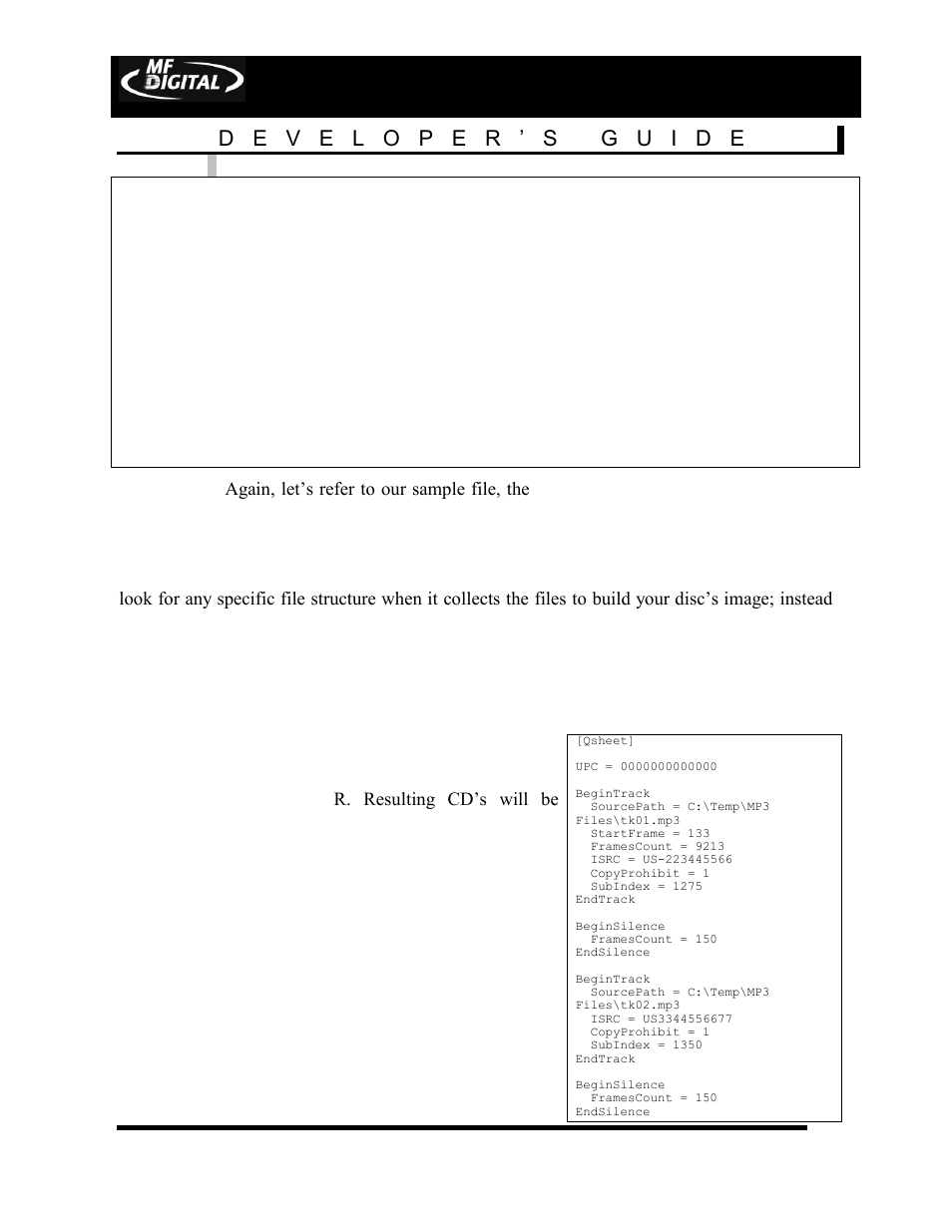Audio isc, Page 14 | MF Digital DIRECTOR Developers Guide User Manual | Page 14 / 22
