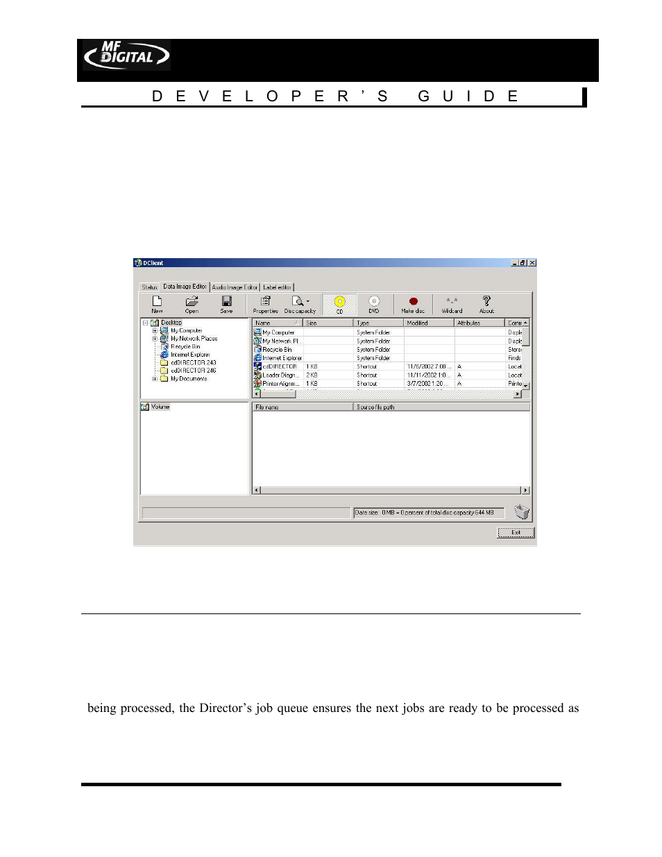 Apacity, Hroughput, Page 8 | MF Digital DIRECTOR Developers Guide User Manual | Page 8 / 22
