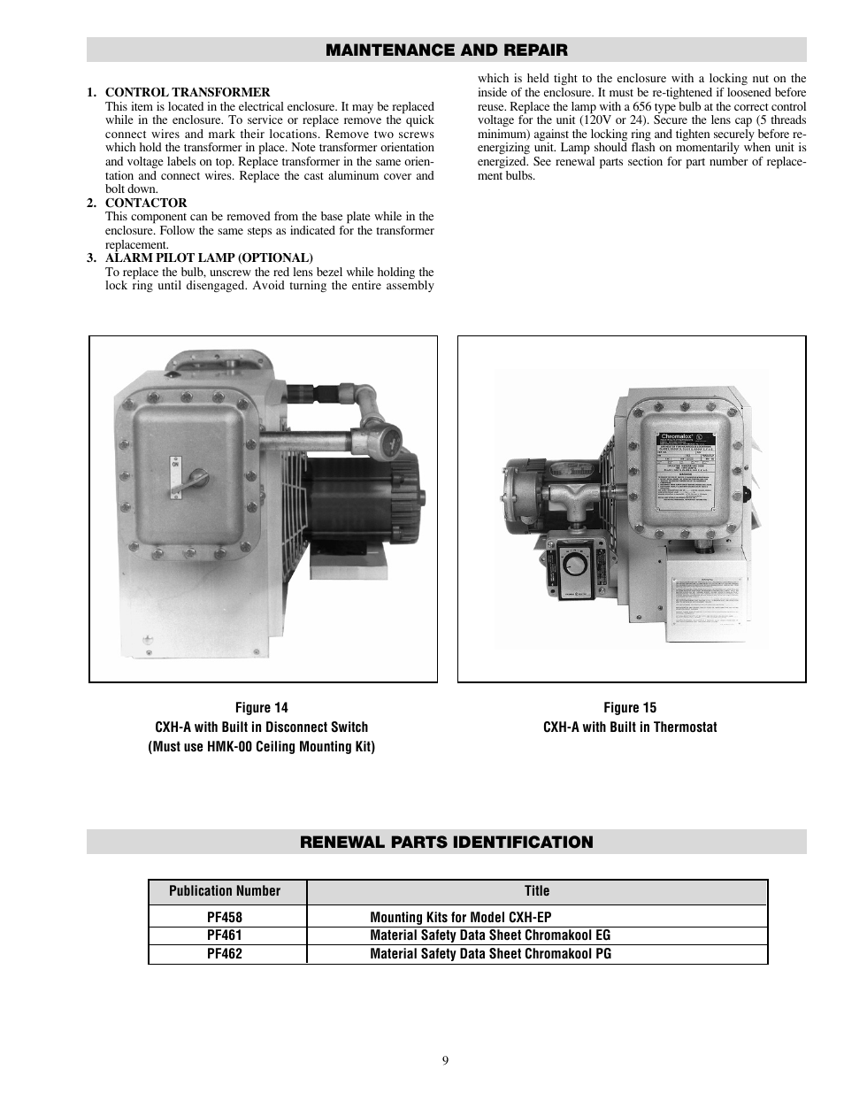 Chromalox PF490-5 User Manual | Page 9 / 12