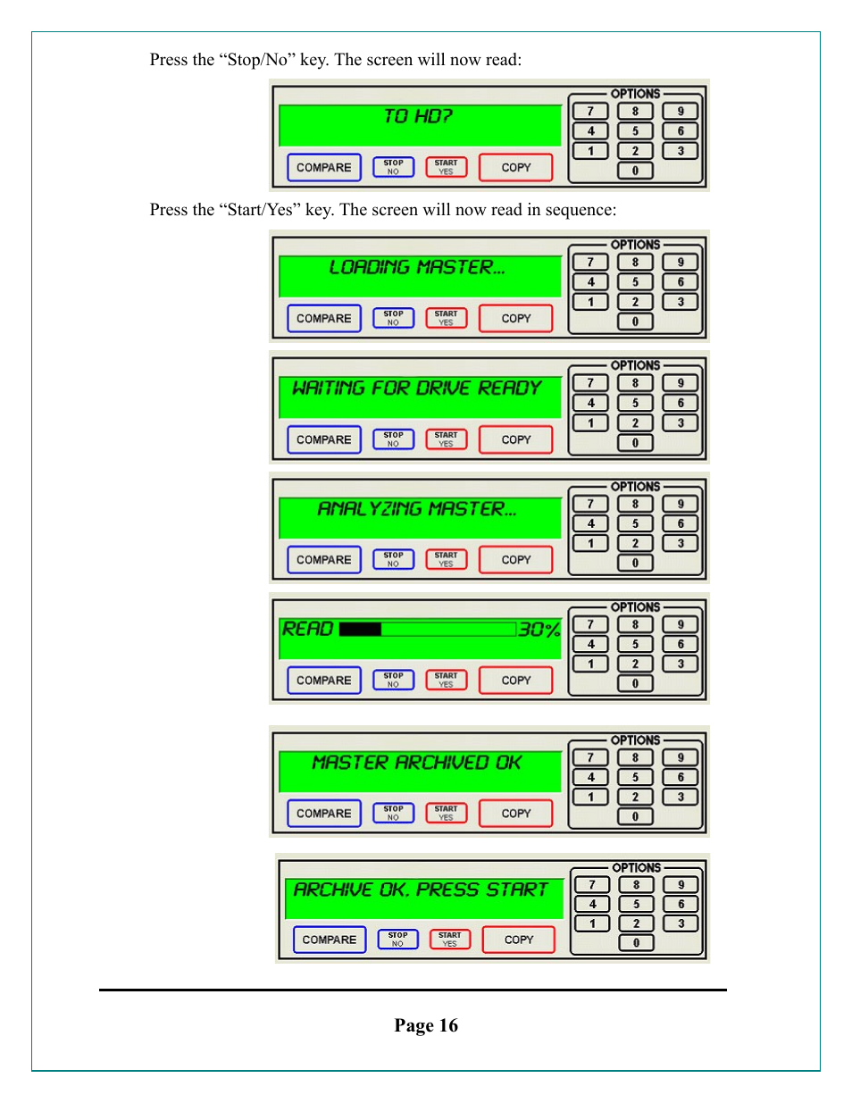 MF Digital Cougar 6600 Manual User Manual | Page 16 / 33