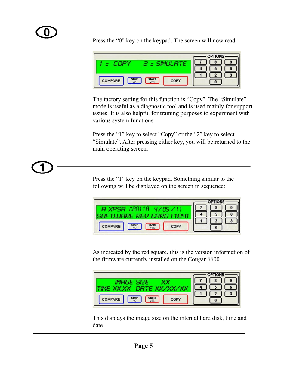MF Digital Cougar 6600 Manual User Manual | Page 5 / 33