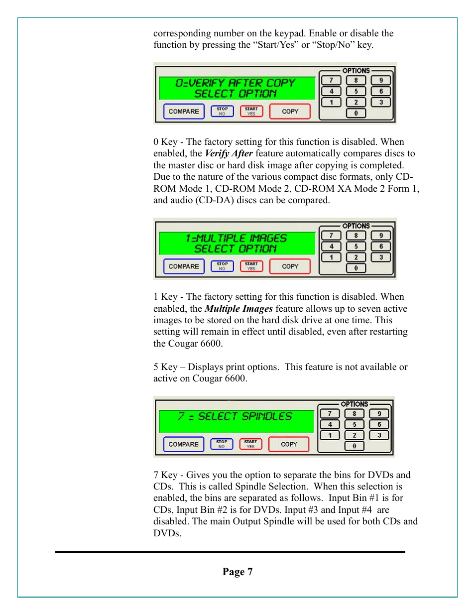 MF Digital Cougar 6600 Manual User Manual | Page 7 / 33