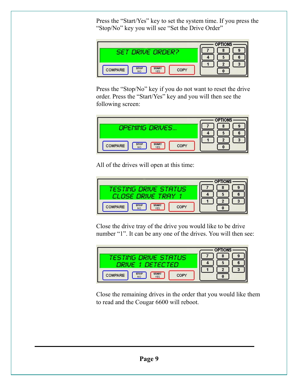 MF Digital Cougar 6600 Manual User Manual | Page 9 / 33