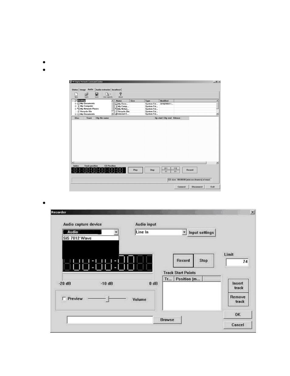 Sing the, Recording | MF Digital 5200 Live Series EventCD User Manual | Page 12 / 21