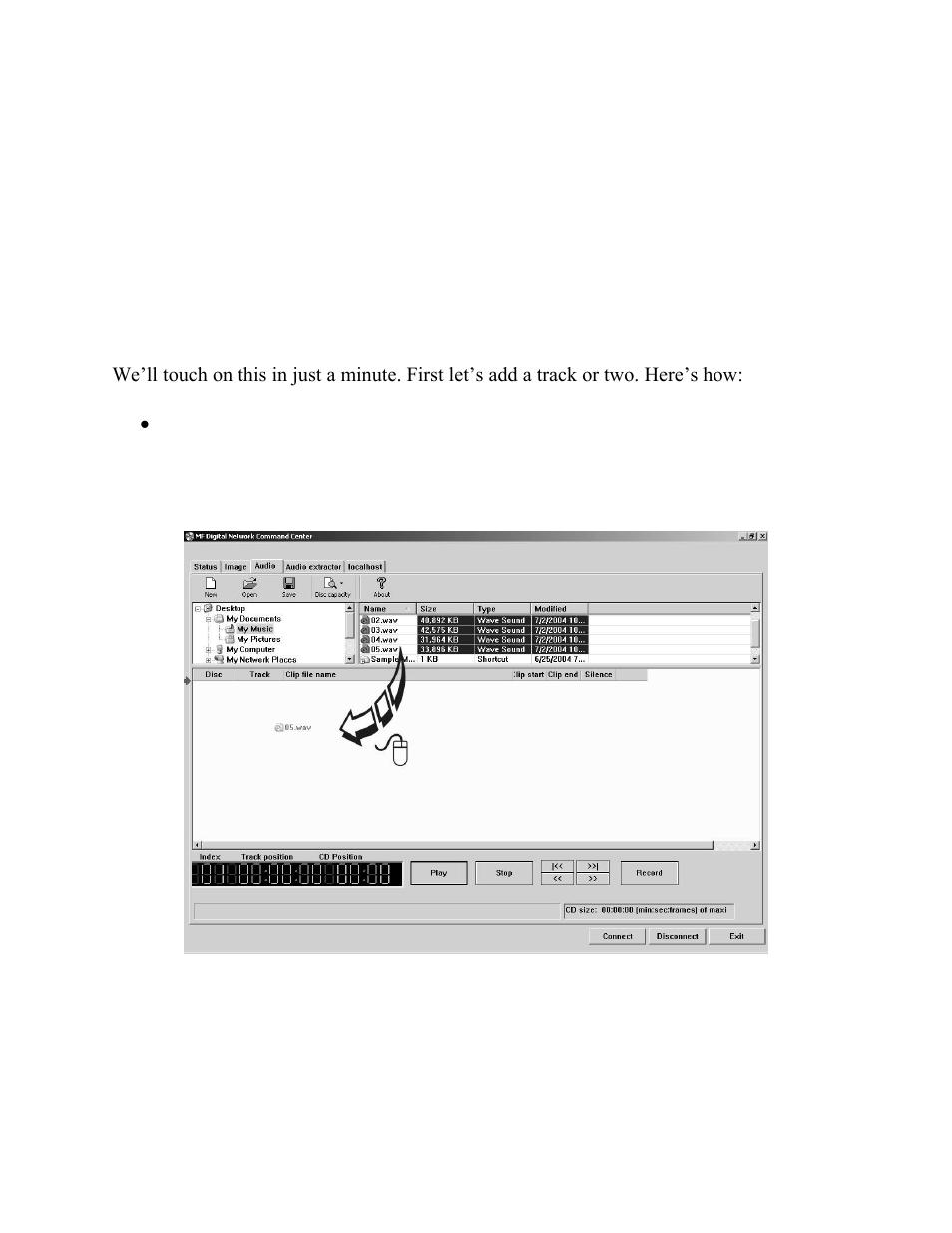 Diting your recording and, Dding tracks, Adding tracks editing tracks | MF Digital 5200 Live Series EventCD User Manual | Page 14 / 21