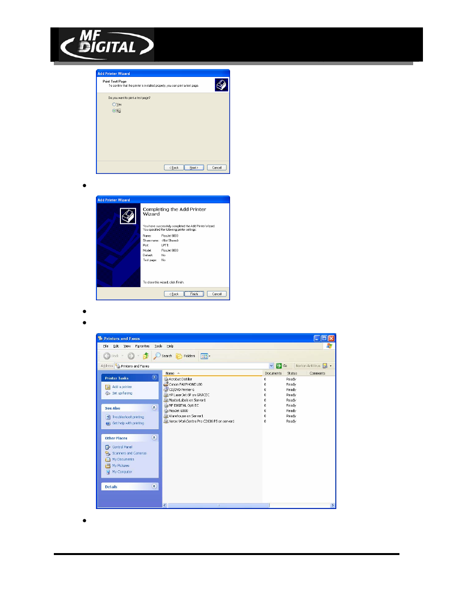 Page 23, Cd-3706/p, Operator’s guide | Picojet, Pj-6000 operator’s guide | MF Digital PicoJet 6000 CD/DVD User Manual | Page 24 / 36