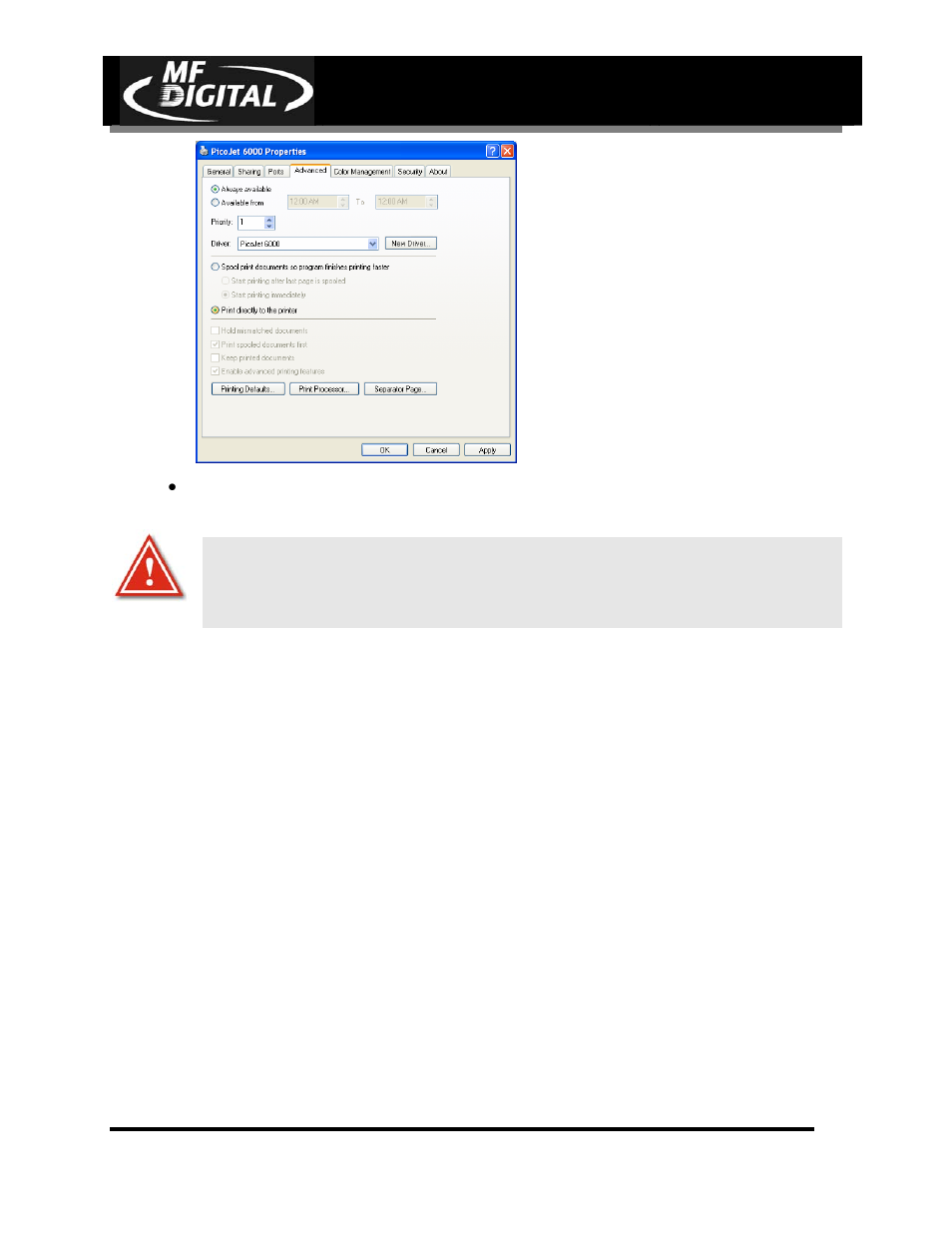 Page 24, Cd-3706/p, Operator’s guide | Picojet, Pj-6000 operator’s guide | MF Digital PicoJet 6000 CD/DVD User Manual | Page 25 / 36