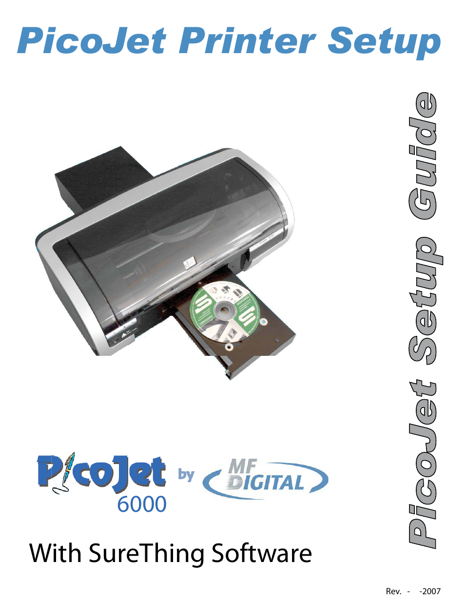 MF Digital PicoJet SureThing Setup Guide User Manual | 12 pages