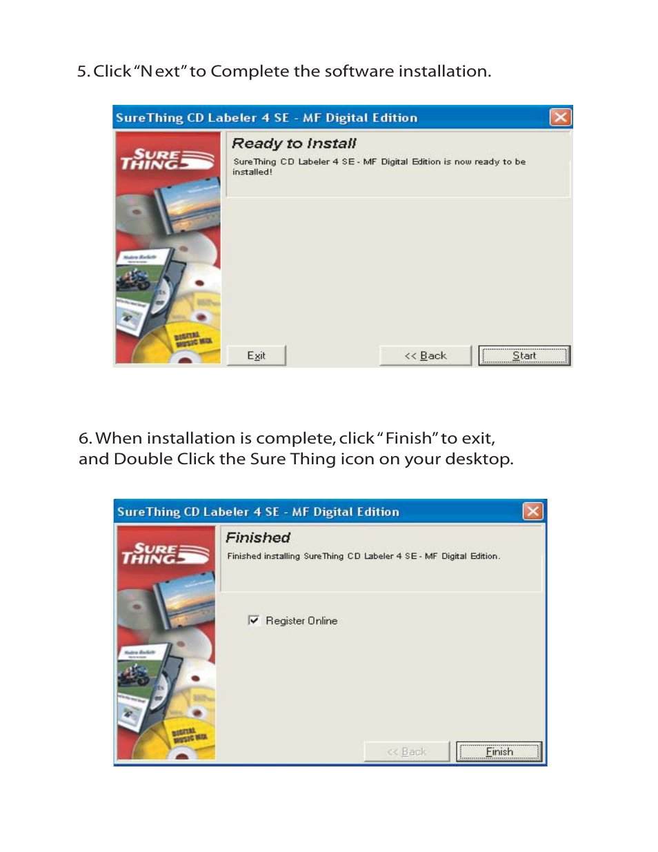 MF Digital PicoJet SureThing Setup Guide User Manual | Page 7 / 12
