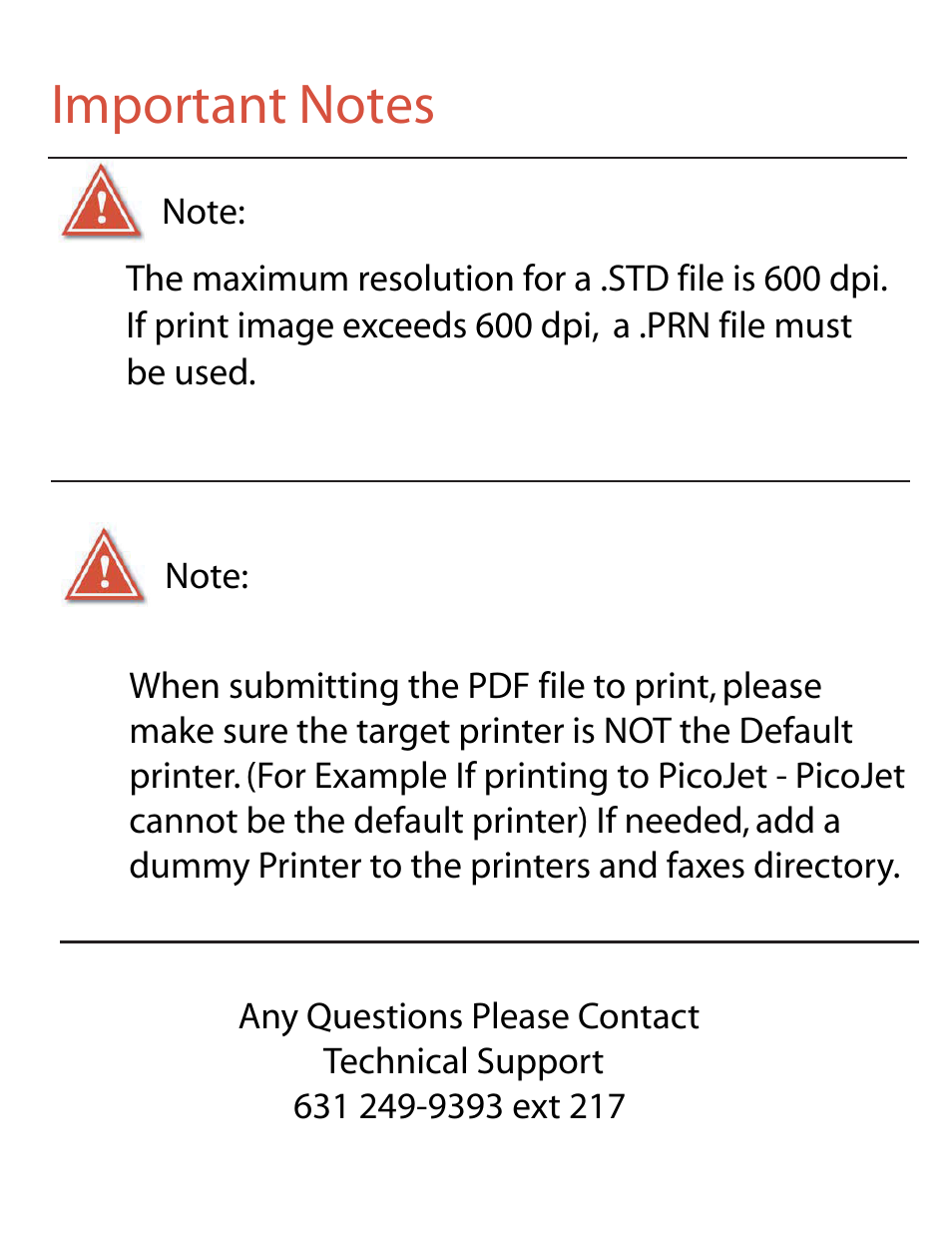 MF Digital PicoJet SureThing Setup Guide User Manual | Page 8 / 12