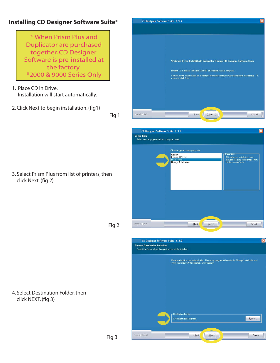 MF Digital Prism Plus CD Designer Setup Guide User Manual | Page 6 / 12