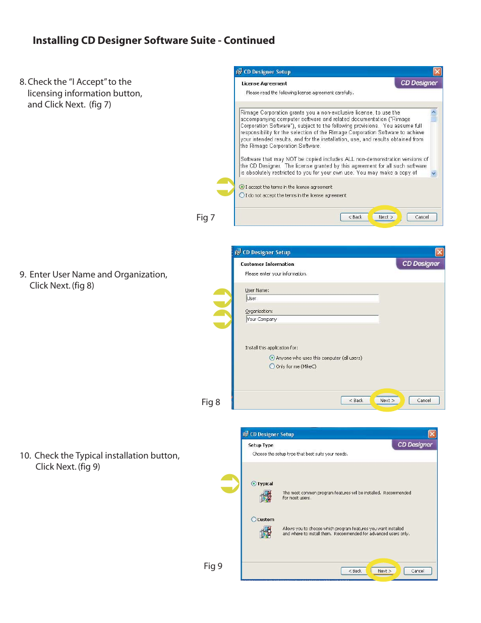 MF Digital Prism Plus CD Designer Setup Guide User Manual | Page 8 / 12