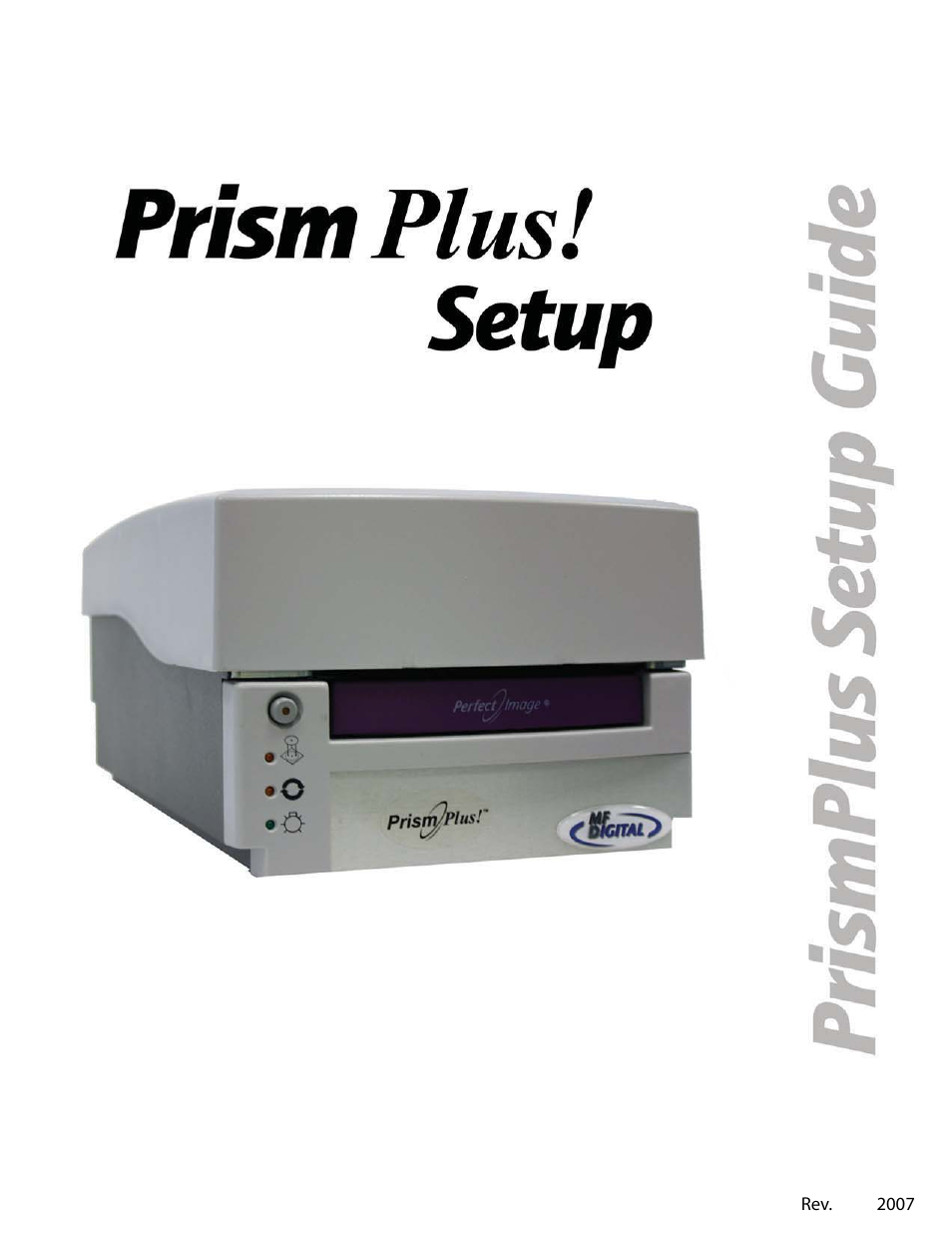 MF Digital Prism Plus SureThing Setup Guide User Manual | 12 pages