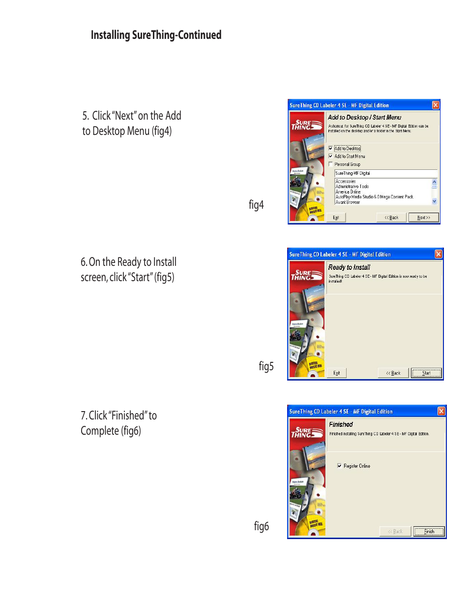 MF Digital Prism Plus SureThing Setup Guide User Manual | Page 7 / 12