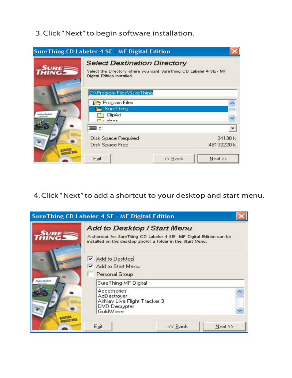 MF Digital Teaс P55 SureThing Setup Guide User Manual | Page 9 / 20